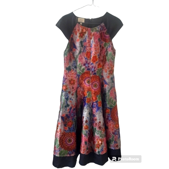 Armani Collezioni -Floral jacquard  dress - - Picture 3 of 12
